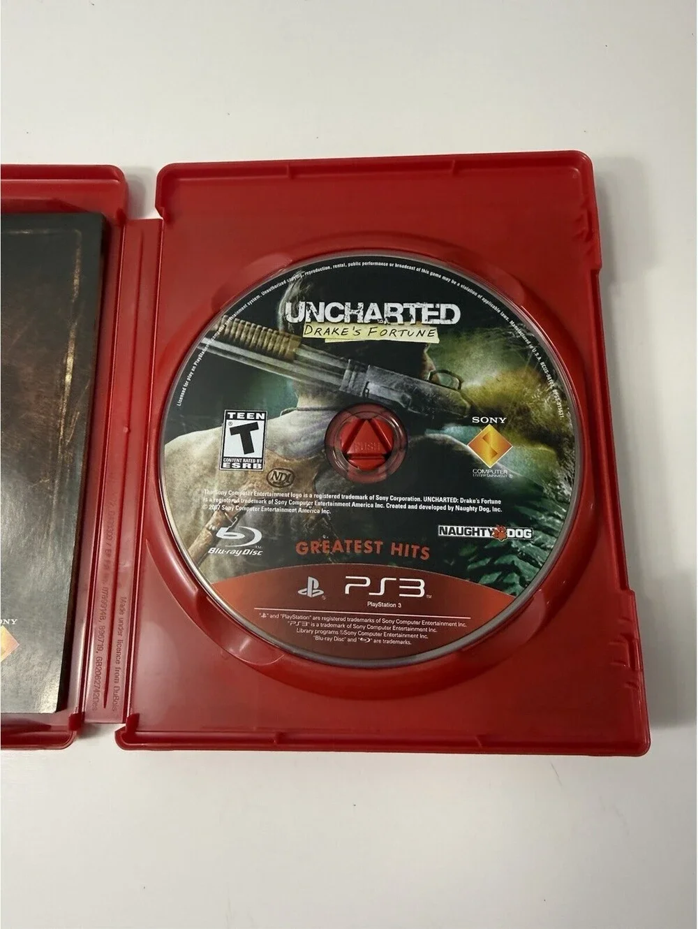 Drake's Fortune Greatest Hits Uncharted:   (Sony PS3, 2007) Complete With Manual